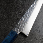 Honesuki VG-10 Tsuchime Damas Manche en Bouleau Bleu 150mm-[Musashi]-[Couteaux de cuisine japonais]