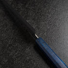 Honesuki VG-10 Tsuchime Damascus Blue Birch Handle 150mm (5.9”)-[Musashi]-[Japanese-Kitchen-Knives]
