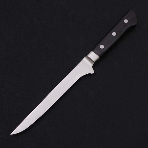 Honesuki VG-5 Damas Manche Occidental Noir 160mm-[Musashi]-[Couteaux de cuisine japonais]