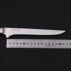Honesuki VG-5 Damas Manche Occidental Noir 160mm-[Musashi]-[Couteaux de cuisine japonais]