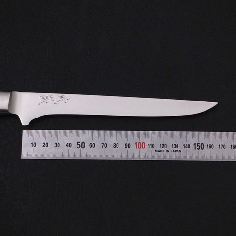 Honesuki VG-5 Damas Manche Occidental Noir 160mm-[Musashi]-[Couteaux de cuisine japonais]