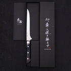 Honesuki VG-5 Damas Manche Occidental Noir 160mm-[Musashi]-[Couteaux de cuisine japonais]