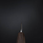 Honesuki White Steel #2 Kurouchi Nashiji Manche en Frêne 150mm-[Musashi]-[Couteaux de cuisine japonais]