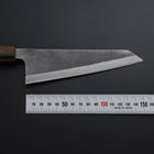Honesuki White Steel #2 Kurouchi Nashiji Manche en Frêne 150mm-[Musashi]-[Couteaux de cuisine japonais]