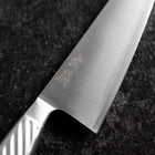 Honesuki couteau à désosser AUS-10 Poli Manche Inoxydable 150mm-[Musashi]-[Couteaux de cuisine japonais]