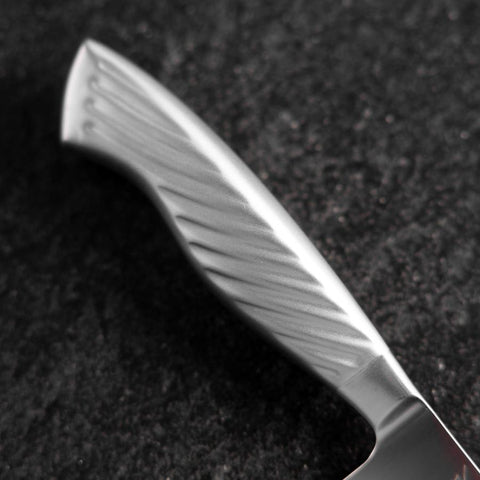 Honesuki couteau à désosser AUS-10 Poli Manche Inoxydable 150mm-[Musashi]-[Couteaux de cuisine japonais]
