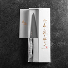 Honesuki couteau à désosser AUS-10 Poli Manche Inoxydable 150mm-[Musashi]-[Couteaux de cuisine japonais]