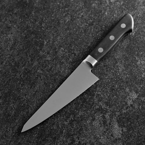 Honesuki couteau à désosser Molybdène Poli Manche Occidental Noir 150mm-[Musashi]-[Couteaux de cuisine japonais]