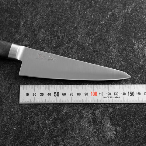 Honesuki couteau à désosser Molybdène Poli Manche Occidental Noir 150mm-[Musashi]-[Couteaux de cuisine japonais]