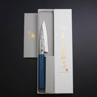 Kaisaki VG-10 Nashiji Manche Urushi Bleu 120mm-[Musashi]-[Couteaux de cuisine japonais]