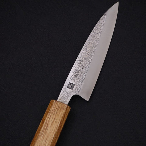 Kaisaki VG-10 Nashiji Yaki-Urushi Handle 120mm (4.7”)-[Musashi]-[Japanese-Kitchen-Knives]