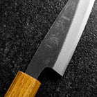 Kaisaki White Steel #2 Kurouchi Manche en Chêne 105mm-[Musashi]-[Couteaux de cuisine japonais]