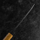 Kaisaki White Steel #2 Kurouchi Manche en Chêne 105mm-[Musashi]-[Couteaux de cuisine japonais]