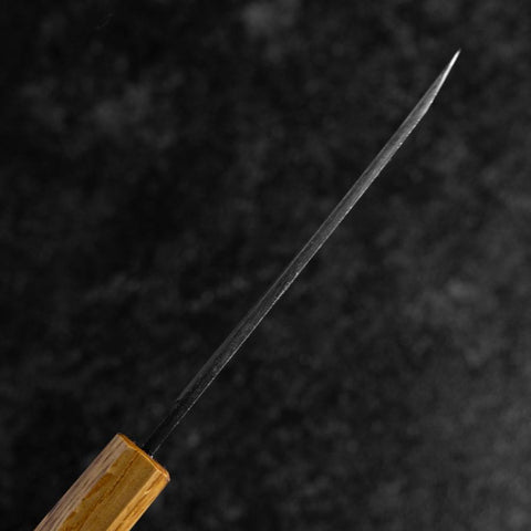 Kaisaki White Steel #2 Kurouchi Manche en Chêne 105mm-[Musashi]-[Couteaux de cuisine japonais]