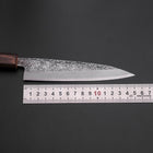 Kaisaki White Steel #2 Nashiji Manche Sumi Urushi 150mm-[Musashi]-[Couteaux de cuisine japonais]