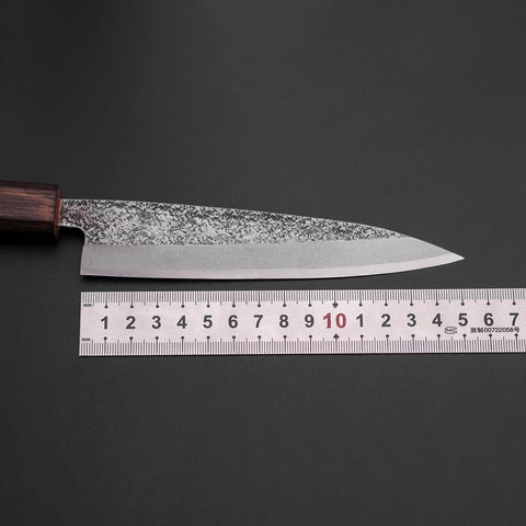 Kaisaki White Steel #2 Nashiji Manche Sumi Urushi 150mm-[Musashi]-[Couteaux de cuisine japonais]