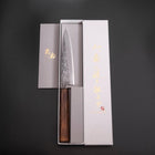 Kaisaki White Steel #2 Nashiji Manche Sumi Urushi 150mm-[Musashi]-[Couteaux de cuisine japonais]