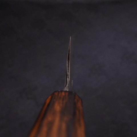 Kama Usuba (Kansai) Blue Steel #2 Kasumi Manche Sumi Urushi 180mm-[Musashi]-[Couteaux de cuisine japonais]
