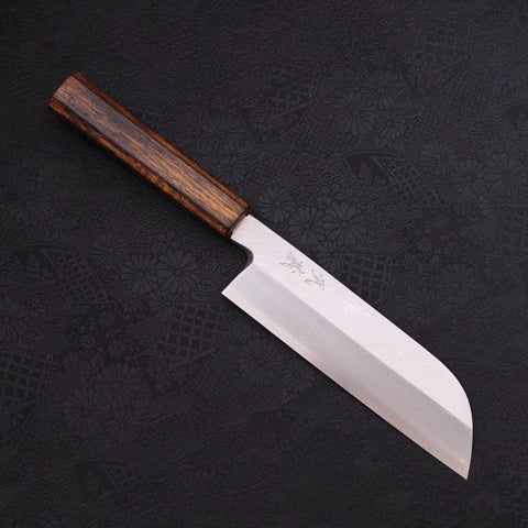 Kama Usuba (Kansai) Blue Steel #2 Kasumi Manche Sumi Urushi 180mm-[Musashi]-[Couteaux de cuisine japonais]