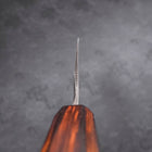 Kama Usuba (Kansai) Blue Steel #2 Kasumi Manche Sumi Urushi 210mm-[Musashi]-[Couteaux de cuisine japonais]