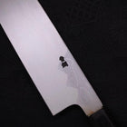 Kama Usuba (Kansai) Blue Steel #2 Suminagashi Manche en Buffle et Ébène 180mm-[Musashi]-[Couteaux de cuisine japonais]