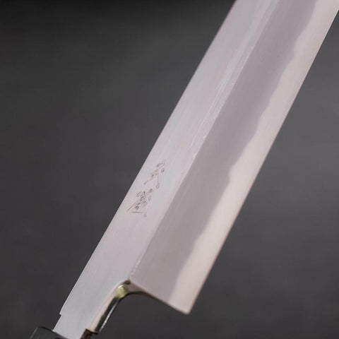 Kama Usuba White Steel #1 Miroir Manche en Noyer 240mm-[Musashi]-[Couteaux de cuisine japonais]