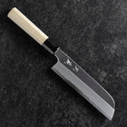Kama Usuba White Steel #3 Kasumi Manche en Buffle et Magnolia 165mm-[Musashi]-[Couteaux de cuisine japonais]