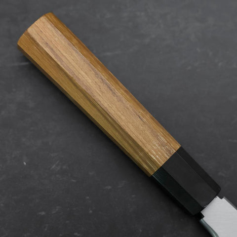 Kama Usuba White steel #2 Kasumi Manche en Buffle et Teck 240mm-[Musashi]-[Couteaux de cuisine japonais]