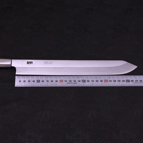 Katsuo Silver Steel #3 Manche en Noyer 270mm-[Musashi]-[Couteaux de cuisine japonais]