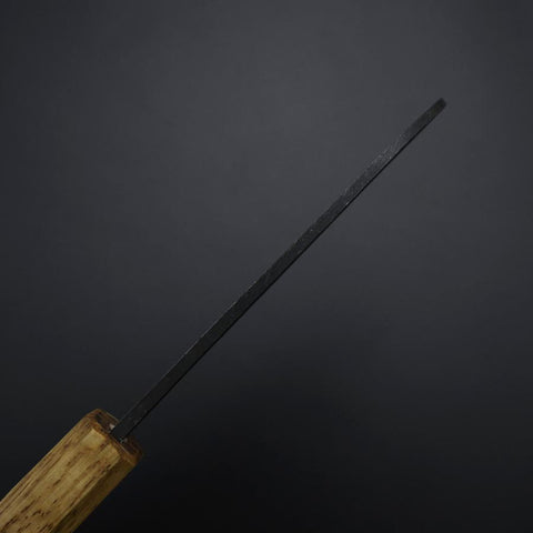 Kawamuki White Steel #1 Kurouchi Manche Yaki Urushi 100mm-[Musashi]-[Couteaux de cuisine japonais]