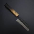 Kawamuki White Steel #1 Kurouchi Manche Yaki Urushi 100mm-[Musashi]-[Couteaux de cuisine japonais]