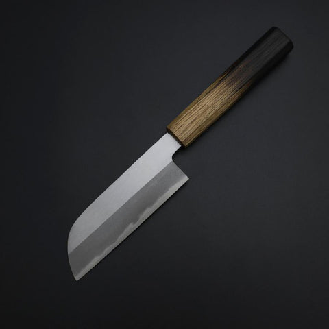 Kawamuki White Steel #1 Poli Manche Yaki Urushi 110mm-[Musashi]-[Couteaux de cuisine japonais]
