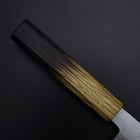 Kawamuki White Steel #1 Poli Manche Yaki Urushi 110mm-[Musashi]-[Couteaux de cuisine japonais]