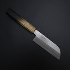 Kawamuki White Steel #1 Poli Manche Yaki Urushi 110mm-[Musashi]-[Couteaux de cuisine japonais]