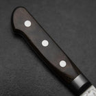 Kiritsuke AUS-10 Damas Manche Occidental Marron 210mm-[Musashi]-[Couteaux de cuisine japonais]
