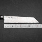 Kiritsuke AUS-10 Damas Manche Occidental Marron 210mm-[Musashi]-[Couteaux de cuisine japonais]