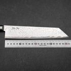 Kiritsuke AUS-10 Damas Manche Occidental Rouge 210mm-[Musashi]-[Couteaux de cuisine japonais]