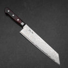 Kiritsuke AUS-10 Damas Manche Occidental Rouge 210mm-[Musashi]-[Couteaux de cuisine japonais]