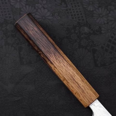 Kiritsuke AUS-10 Nickel en Vagues Damas Manche Yaki Urushi 210mm-[Musashi]-[Couteaux de cuisine japonais]