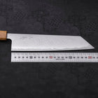 Kiritsuke AUS-10 Nickel en Vagues Damas Manche Yaki Urushi 210mm-[Musashi]-[Couteaux de cuisine japonais]