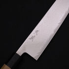 Kiritsuke AUS-10 Nickel en Vagues Damas Manche en Buffle et Magnolia 240mm-[Musashi]-[Couteaux de cuisine japonais]