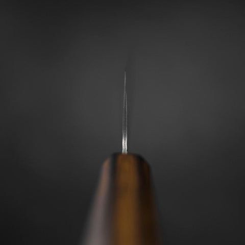 Kiritsuke AUS-10 Tsuchime Damas Manche Sumi Urushi 210mm-[Musashi]-[Couteaux de cuisine japonais]