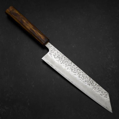 Kiritsuke AUS-10 Tsuchime Damas Manche Sumi Urushi 210mm-[Musashi]-[Couteaux de cuisine japonais]