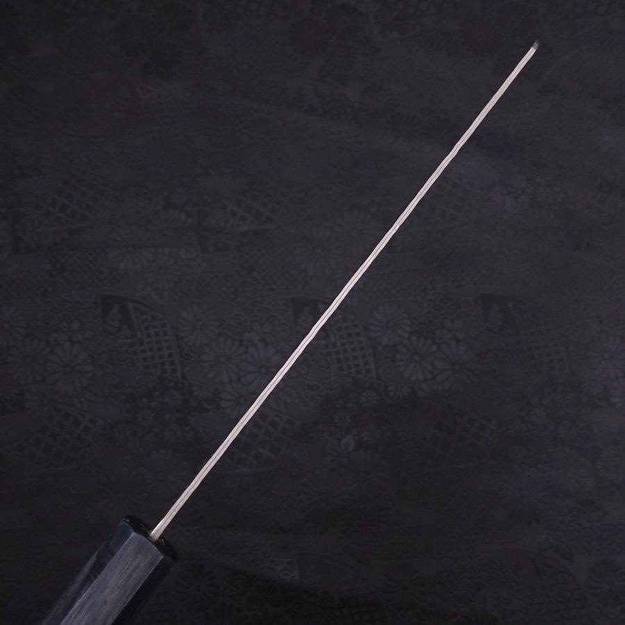Kiritsuke AUS-10 Tsuchime Damas Manche Urushi Bleu Sombre 210mm-[Musashi]-[Couteaux de cuisine japonais]