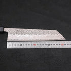 Kiritsuke AUS-10 Tsuchime Damas Manche Urushi Bleu Sombre 210mm-[Musashi]-[Couteaux de cuisine japonais]