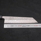 Kiritsuke AUS-10 Tsuchime Damas Manche Urushi Bleu Sombre 210mm-[Musashi]-[Couteaux de cuisine japonais]