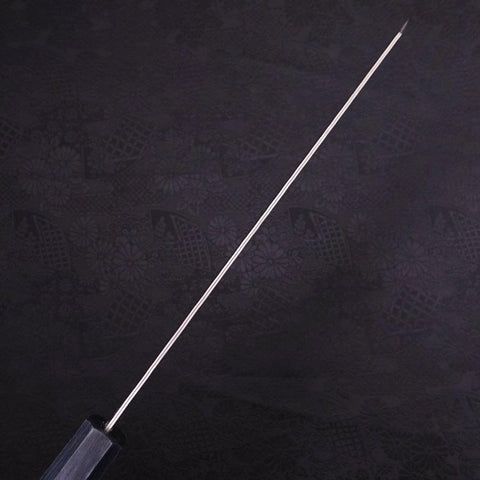 Kiritsuke AUS-10 Tsuchime Damas Manche Urushi Bleu Sombre 240mm-[Musashi]-[Couteaux de cuisine japonais]