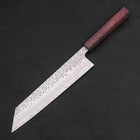 Kiritsuke AUS-10 Tsuchime Damas Manche Urushi Pourpre 210mm-[Musashi]-[Couteaux de cuisine japonais]