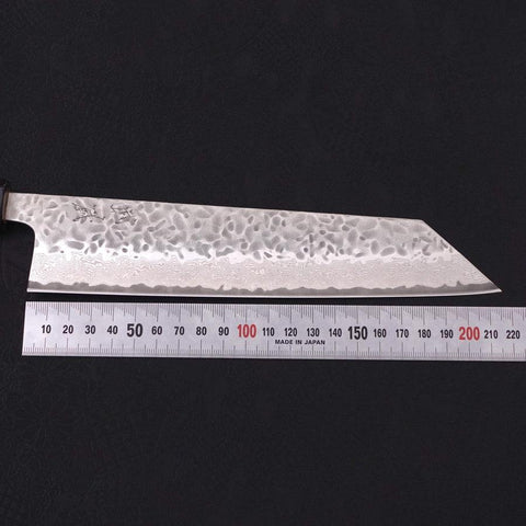 Kiritsuke AUS-10 Tsuchime Damas Manche en Buffle et Magnolia 210mm-[Musashi]-[Couteaux de cuisine japonais]