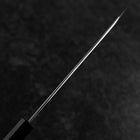 Kiritsuke Blue Steel #1 Suminagashi Manche en Buffle et Ébène 200mm-[Musashi]-[Couteaux de cuisine japonais]